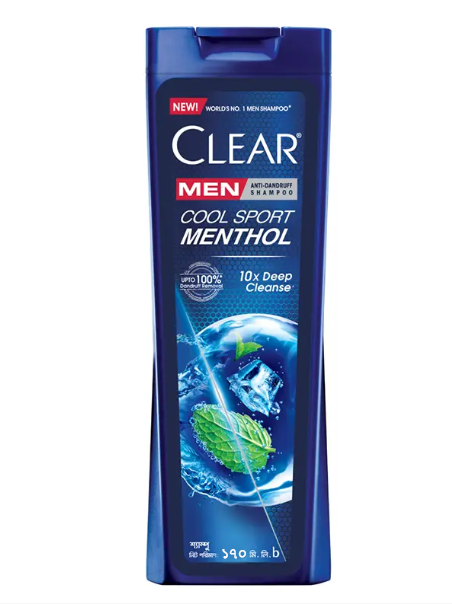 Clear Men Anti Dandruff Cool Sport Menthol Shampoo 170ml