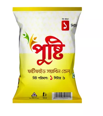 Pusti Fortified Soyabean Oil (poly) 1 ltr