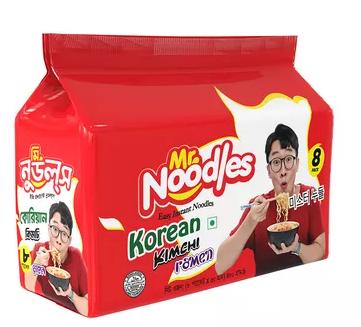 Mr. Noodles Korean Kimchi Ramen 8 pcs 480 gm