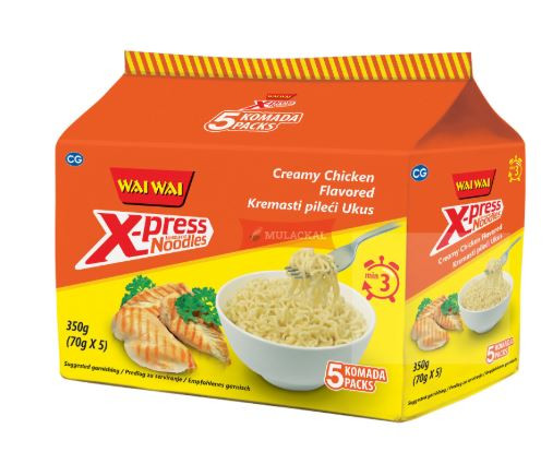 Wai Wai 8 pcs Express Instant Noodles Chicken Masala